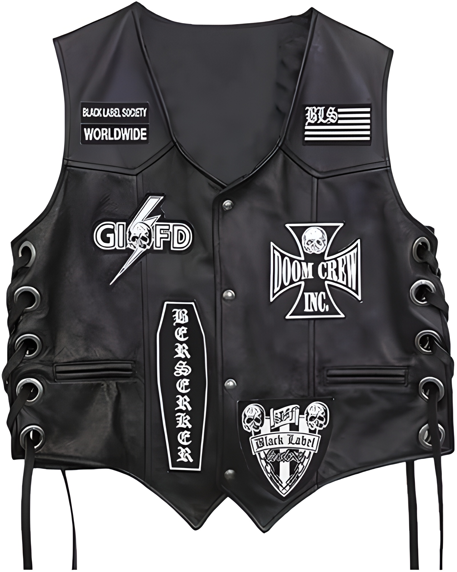 Black Label Society Skull Rider Vest (2)